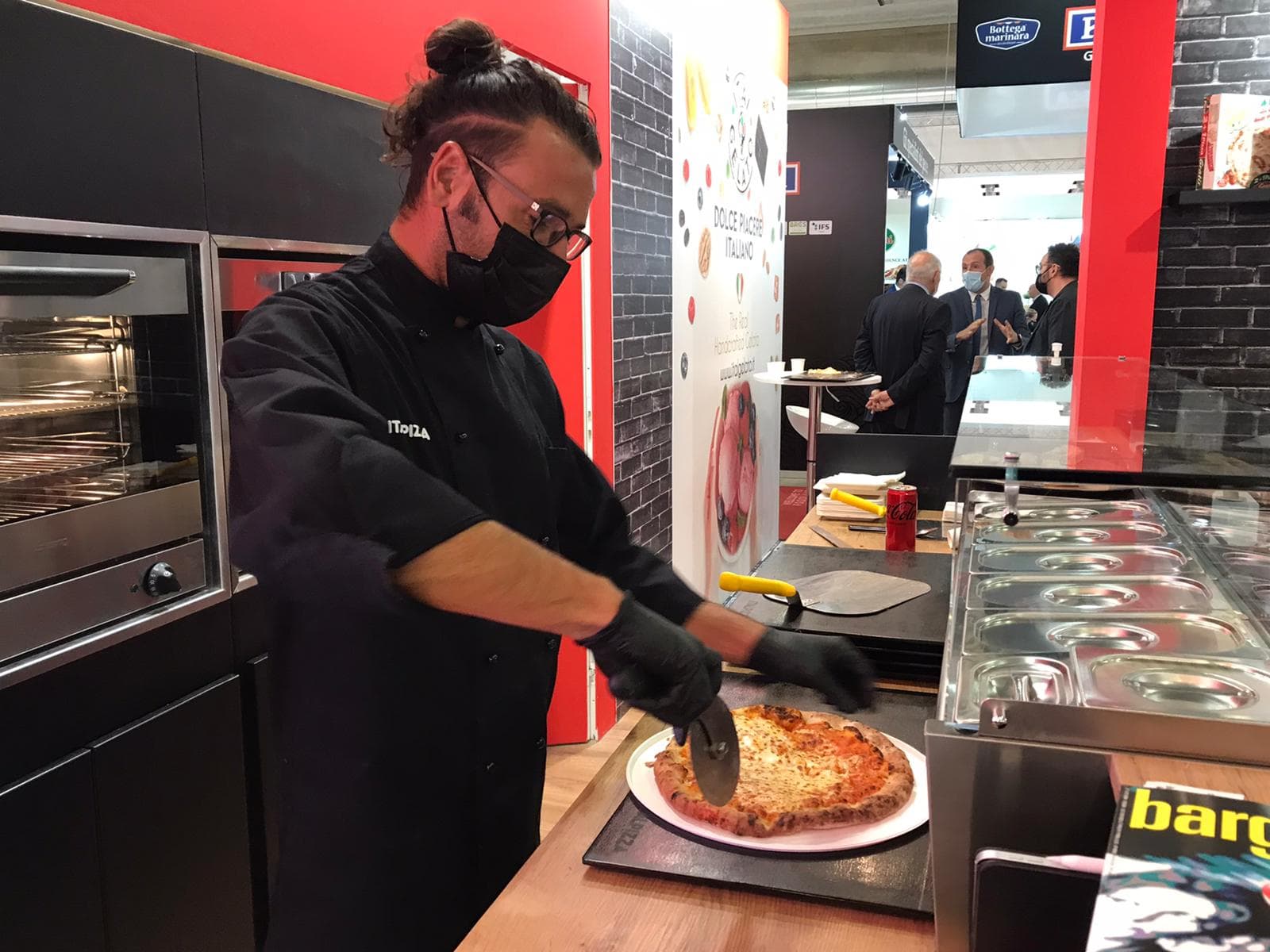 Stand Italpizza all'edizione 2021 del Salone Cibus