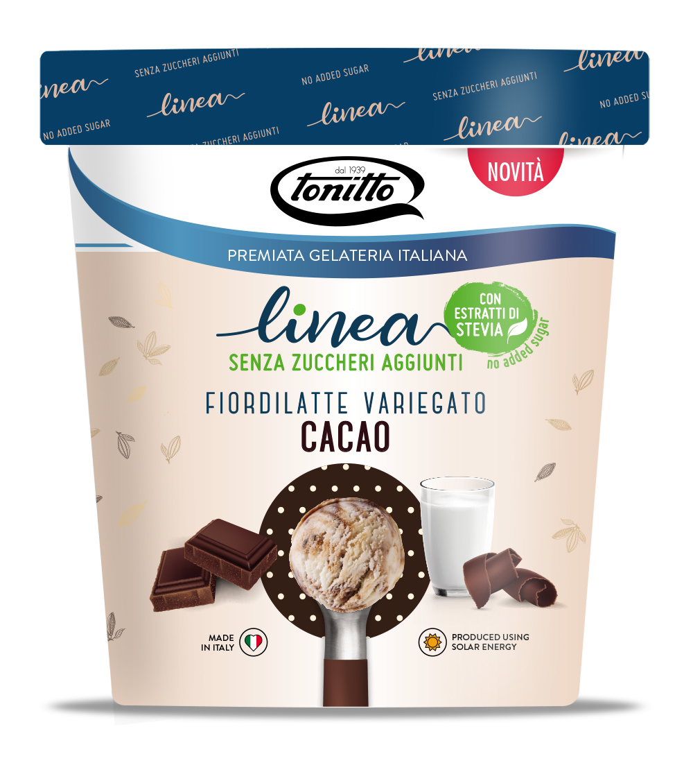 Tonitto1939, leader italiano per il sorbetto, ha creato Linea, il gelato “healthy”