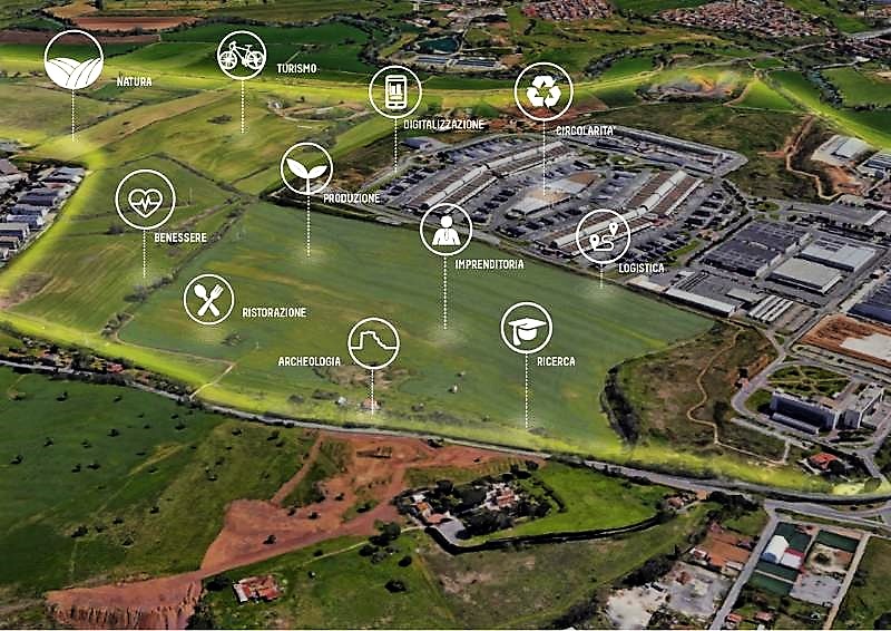 L'ampliamento rispetto alla vecchia struttura previsto dal progetto per il nuovo Centro agroalimentare Roma