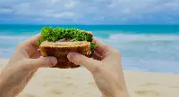 Pranzo al sacco in spiaggia