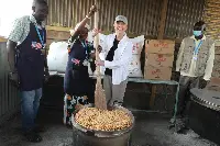 Cindy McCain in visita in Kenya in qualità di ambasciatore Usa presso le agenzie dell'Onu a Roma (18 marzo 2022)