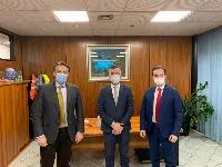 Deco Industrie: da sx, Francesco Canè (AD), Antonio Campri (Presidente) e Amedeo Fanti (direttore amministrazione e finanza)