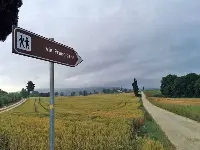 Un tratto della Via Francigena