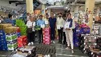 La delegazione di Macfrut, guidata dal presidente Renzo Piraccini, in visita al mercato all'ingrosso di Mumbai (India)