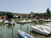 Zona portuale di San Feliciano presso il lago Trasimeno