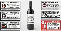 Etichette alcol, l'Irlanda tramuta in legge il regolamento Ue sull'etichettatura con warning health