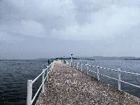 Pontile di Sant'Arcangelo presso il lago Trasimeno