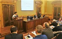 Il titolare del Mipaaf teresa bellanova parla all'Assemblea dell'Organismo Interprofessionale Pomodoro da industria Bacino Centro-Sud Italia tenutasi il 30 gennaio 2020 nella sede del ministero delle Politiche agricole