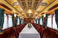 Interno della Carrozza ristorante del Treno Reale