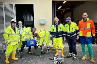 Amadori consegna pompe idrovore alla Protezione Civile di Cesena