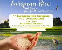 “European Rice Congress” organizzato a Parigi il 29 marzo 2022