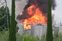 Incendio allo stabilimento Caviro di Faenza (8 maggio 2023)