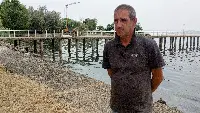 Valter Sembolini, presidente della Cooperativa Pescatori del Trasimeno