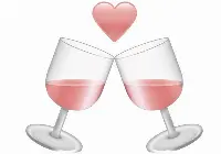 Emoticon Pink Wine, creata per conto del Consorzio di Tutela del Chiaretto e del Bardolino