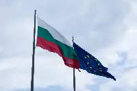 Bandiere Bulgaria e Unione Europea