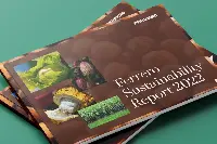 Copertina rapporto sostenibilità Ferrero 2022