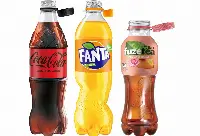 Coca Cola, tethered caps