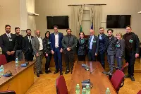 Delegazione coordinamento Copagri Giovani ricevuta da presidente Comagri Camera Mirco Carloni (Roma, 22/ marzo 2023)