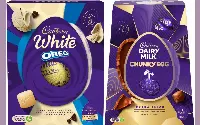 Mondelez, Cadbury dairy milk chunky egg e Cadbury Oreo white egg