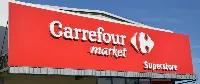 L'insegna del nuovo Carrefour Market Superstore di Aulla