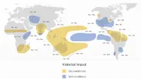Typical hot and dry trends during an El Niño phenomenon