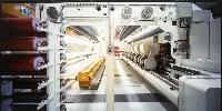 Un macchinario per produzione di film per imballaggi Taghleef