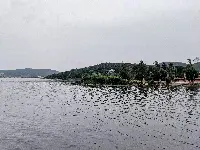Pontile di Sant'Arcangelo presso il lago Trasimeno