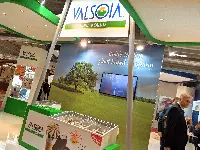 Stand espositivo Valsoia presso la fiera Cibus 2018