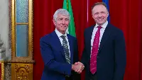 Il ministro dell'Agricoltura, della Sovranità alimentare e delle Foreste, Francesco Lollobrigida (a destra), e il ministro per lo Sport e i Giovani, Andrea Abodi