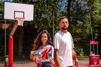Virginia Gambardella e Marco Belinelli, testimonial Kellog Italia per la promozione del benessere e della comunità