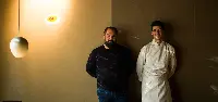 I fratelli Alajmo, Raffaele (a sin) e Massimiliano (a dx)