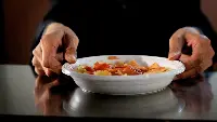 Cibo servito in una mensa pubblica