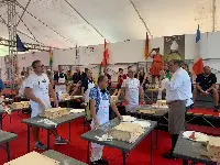 Scuole di pizza Rossopomodoro al Napoli pizza village
