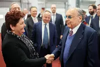 Min. Teresa Bellanova e Luigi Cremonini