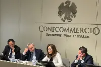 Il ministro del Turismo, Daniela Santanchè, interviene al comitato direttivo della Federazione Italiana Pubblici Esercenti (Fipe)