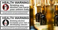 Esempi di etichette antialcol in Irlanda
