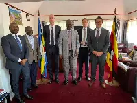 La delegazione della Banca Europea per gli Investimenti (Bei) Global in visita in Uganda (Kampala, 25 maggio 2023)
