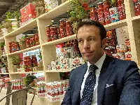 Pasquale Petti, amministratore delegato Gruppo Petti, presso fiera Cibus 2018