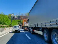 Cantieri in autostrada in Liguria