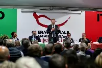 Il ministro dell'agricoltura, della sovranità alimentare e delle foreste, Francesco Lollobrigida, interviene alla Fiera Campionaria Mondiale del Peperoncino (Rieti, 30 agosto 2023))
