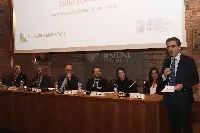 Maurizio Bai, ad di Banca Mps al convegno "Futuro del vino" a Wine&Siena 2023