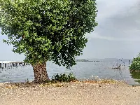 Pontile di Sant'Arcangelo presso il lago Trasimeno