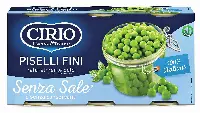 piselli fini della linea di legumi Senza sale di Cirio