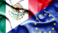 Bandiere Messico e UE