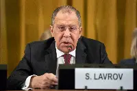 Il ministro degli Esteri russo Sergey Lavrov
