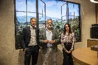 Mario Valla, Salvatore Collarino, Silvia Totaro: inaugurazione Boutique Nespresso Torino