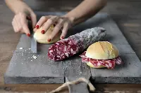 Panino al salame progetto Trust your taste di Assica