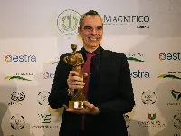 Giorgio Franci del del Frantoio Franci di Montenero d’Orcia (GR) ritira il premio Il Magnifico 2023
