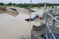 Un'immagine della campagna romagnola dopo l'alluvione dei primi di maggio 2023