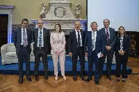 I partecipanti alla Conferenza di presentazione del 62° Salone Nautico di Genova